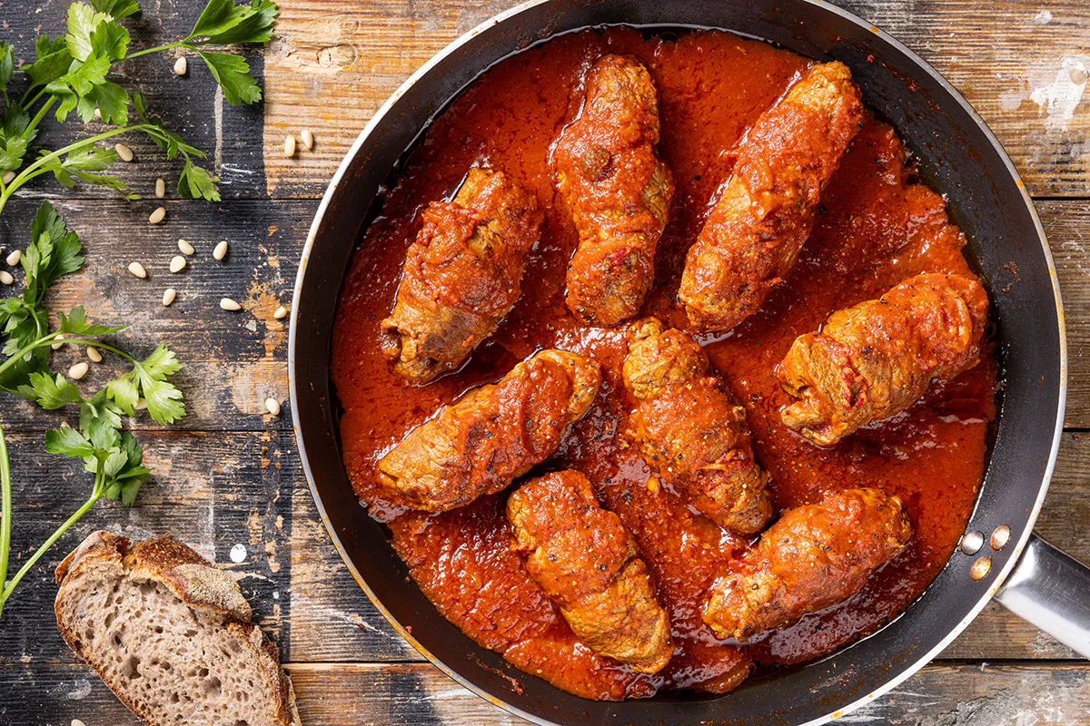 Braciole Napoletane al sugo